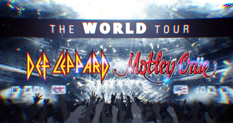 Mötley Crüe e Def Leppard anunciam turnê conjunta e confirmam passagem no Brasil